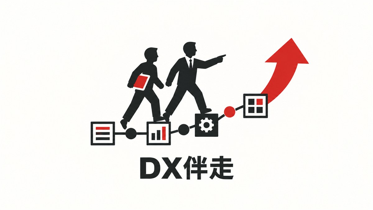 DX伴走支援のシンボルイラスト